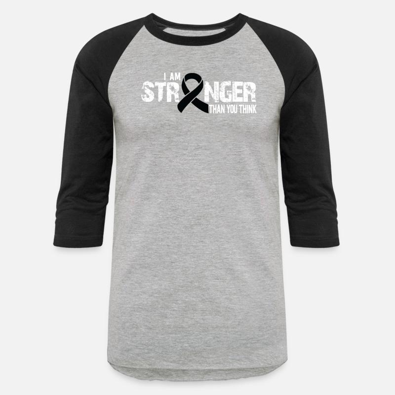 Stronger- Skin Cancer Awareness Ribbon Shirt