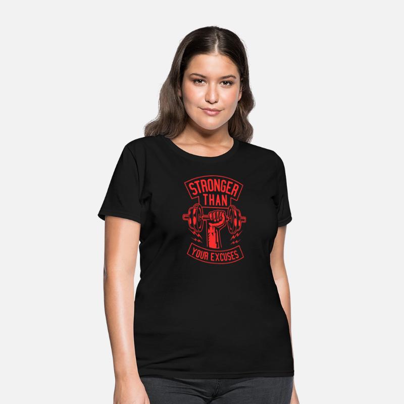 Stronger than your excuses Gym Typography Design