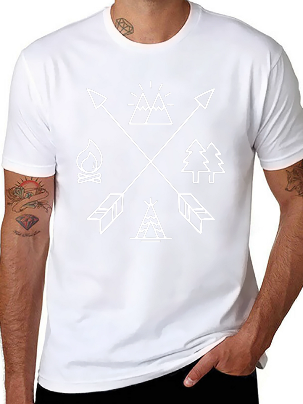 Adventure Awaits Graphic Tee - Camping & Outdoors