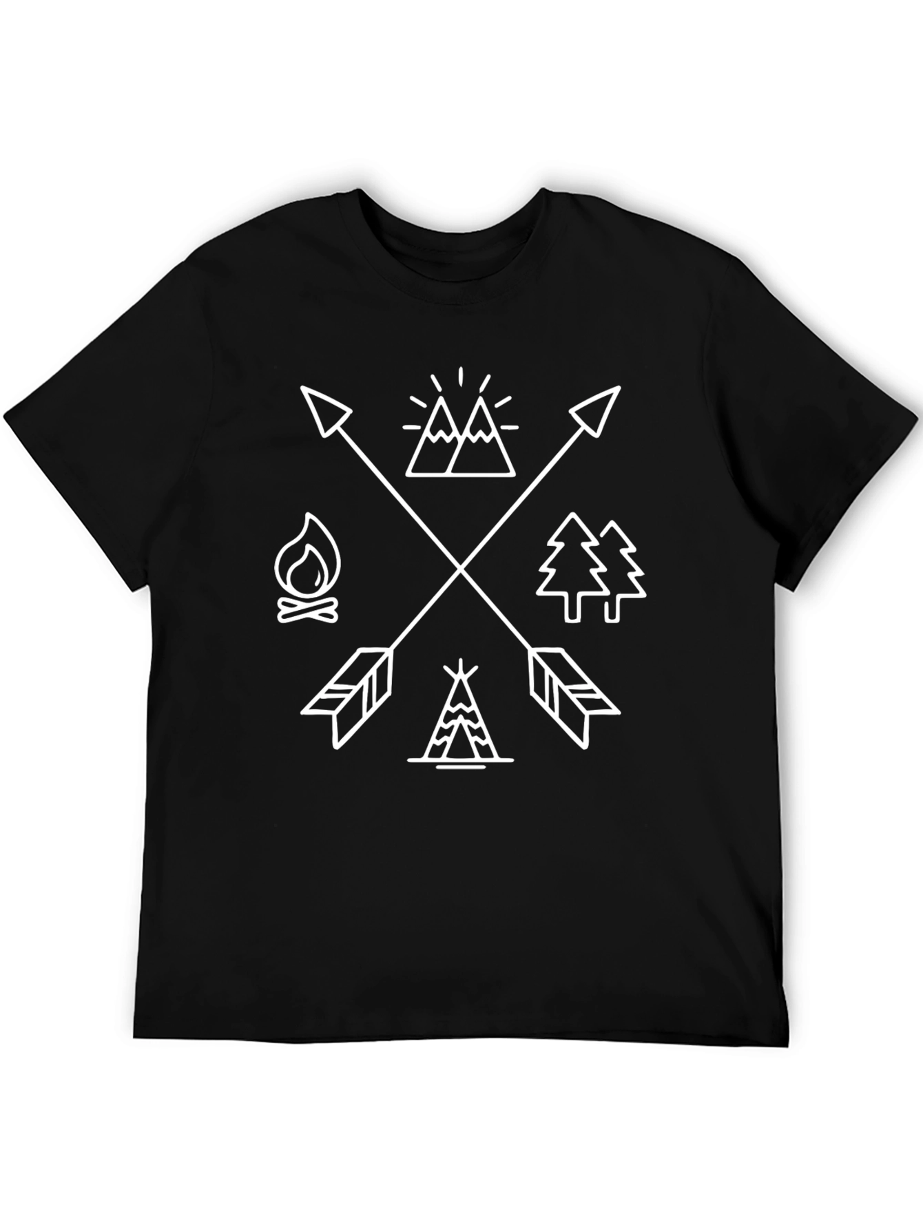 Adventure Awaits Graphic Tee - Camping & Outdoors