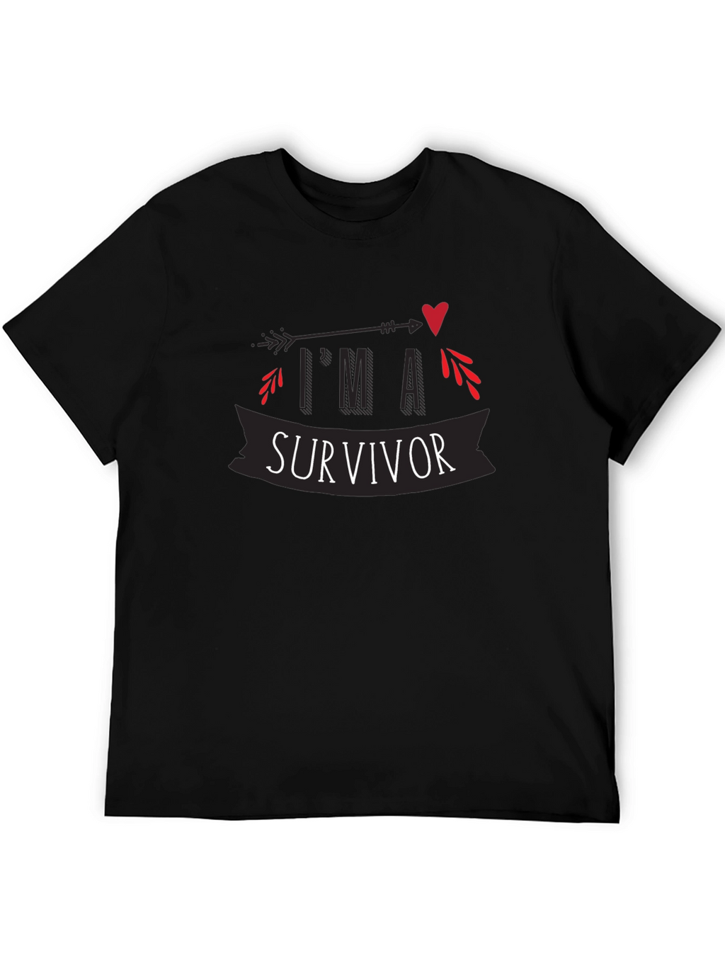 Survivor Graphic Tee - Arrow Heart Design
