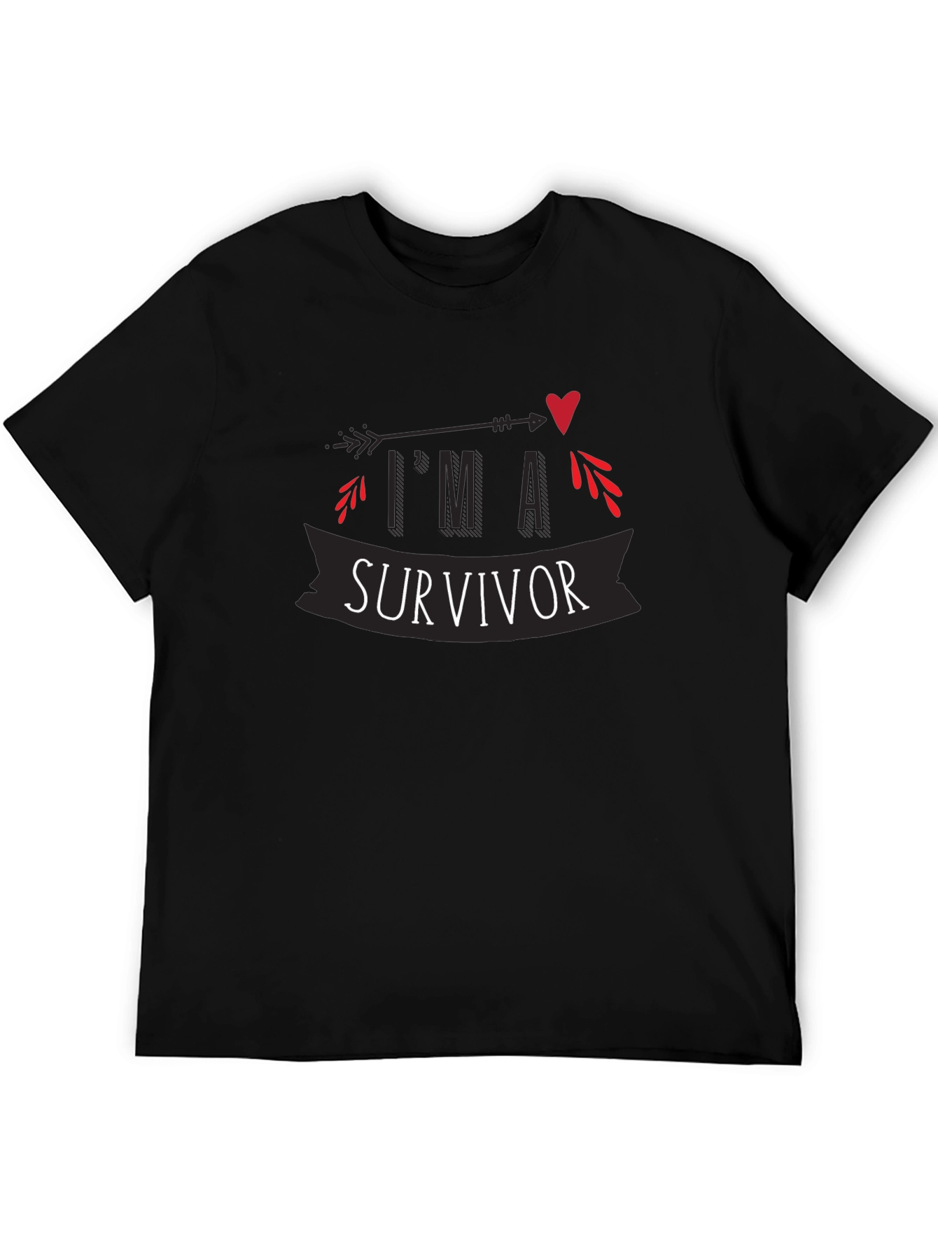 Survivor Graphic Tee - Arrow Heart Design
