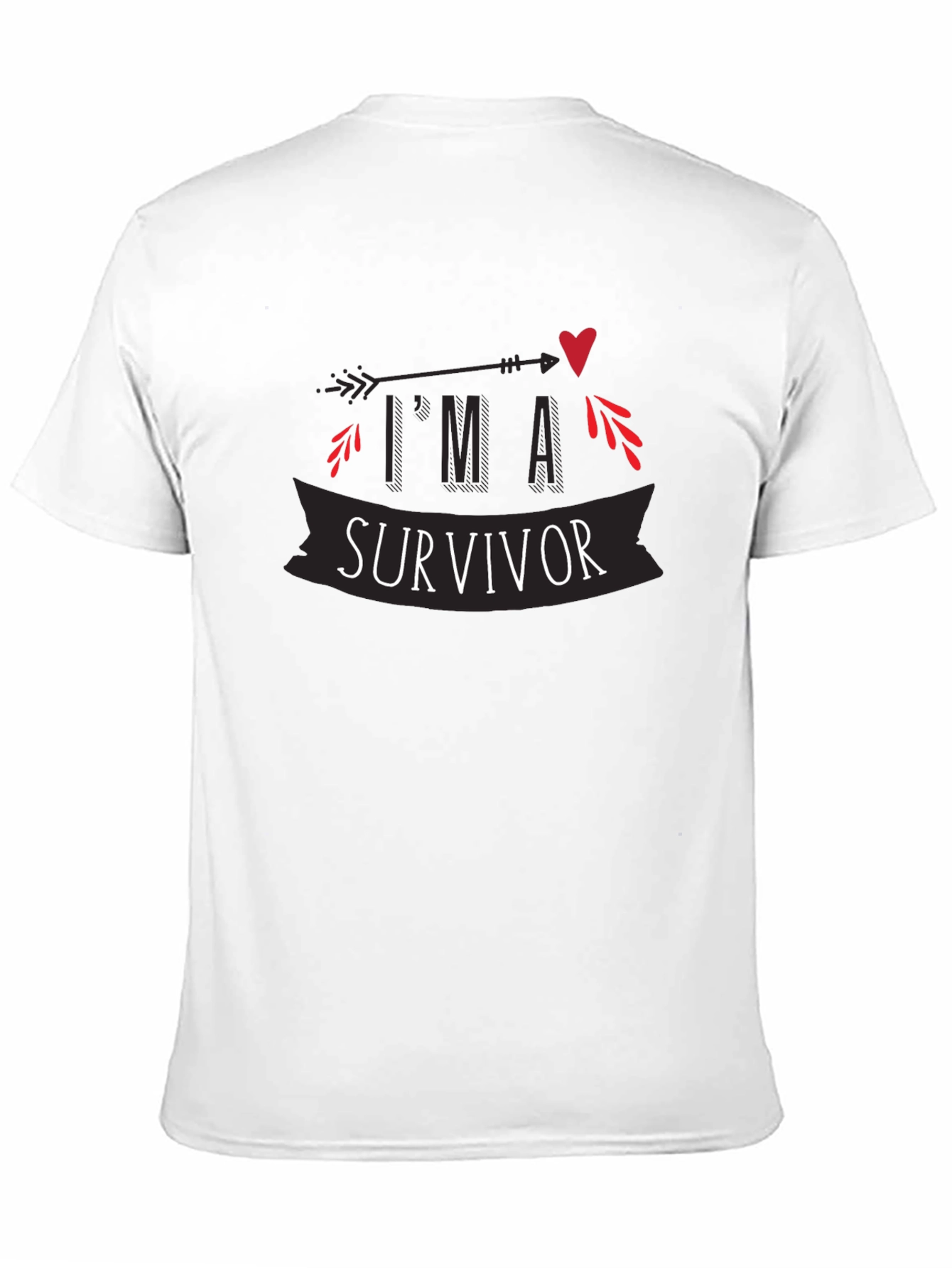 Survivor Graphic Tee - Arrow Heart Design