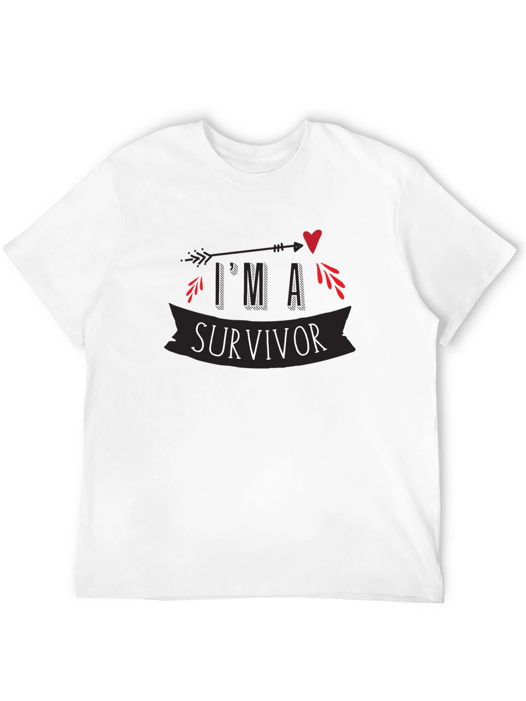 Survivor Graphic Tee - Arrow Heart Design
