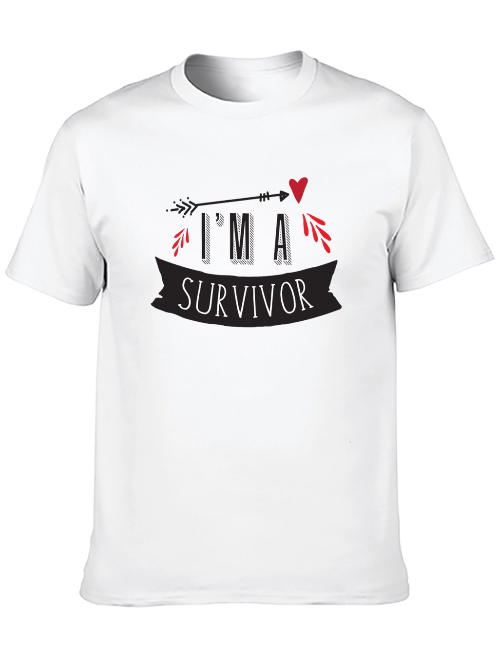 Survivor Graphic Tee - Arrow Heart Design