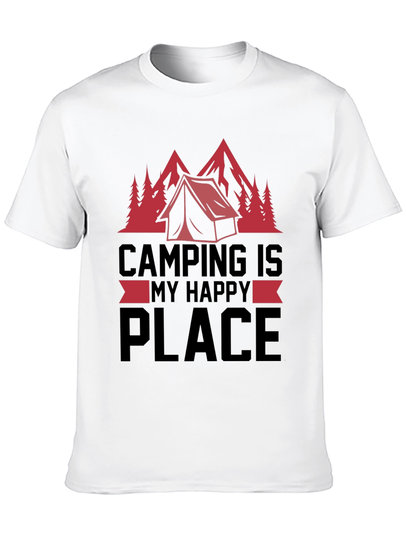 Camping Is My Happy Place T-Shirt