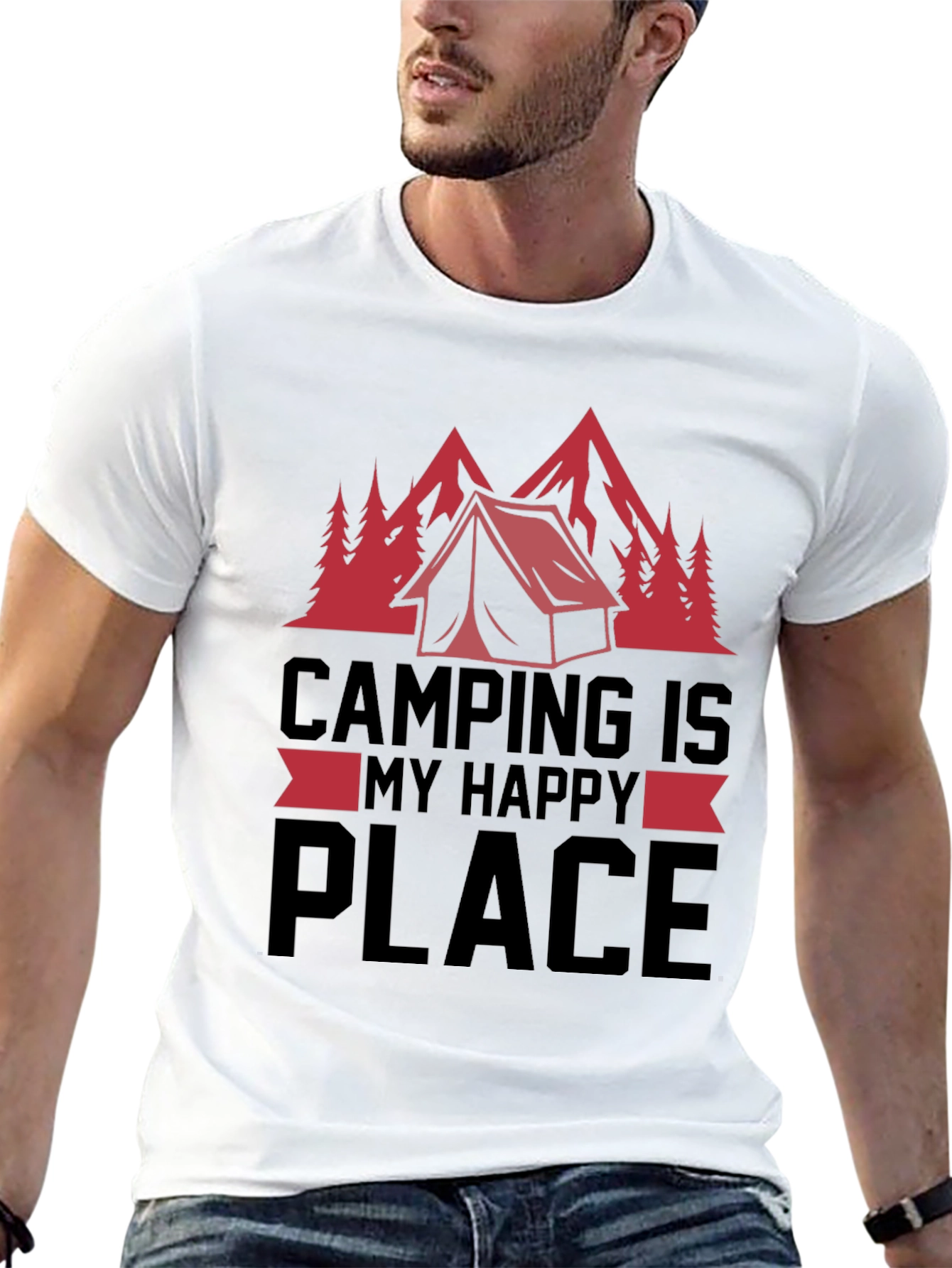 Camping Is My Happy Place T-Shirt
