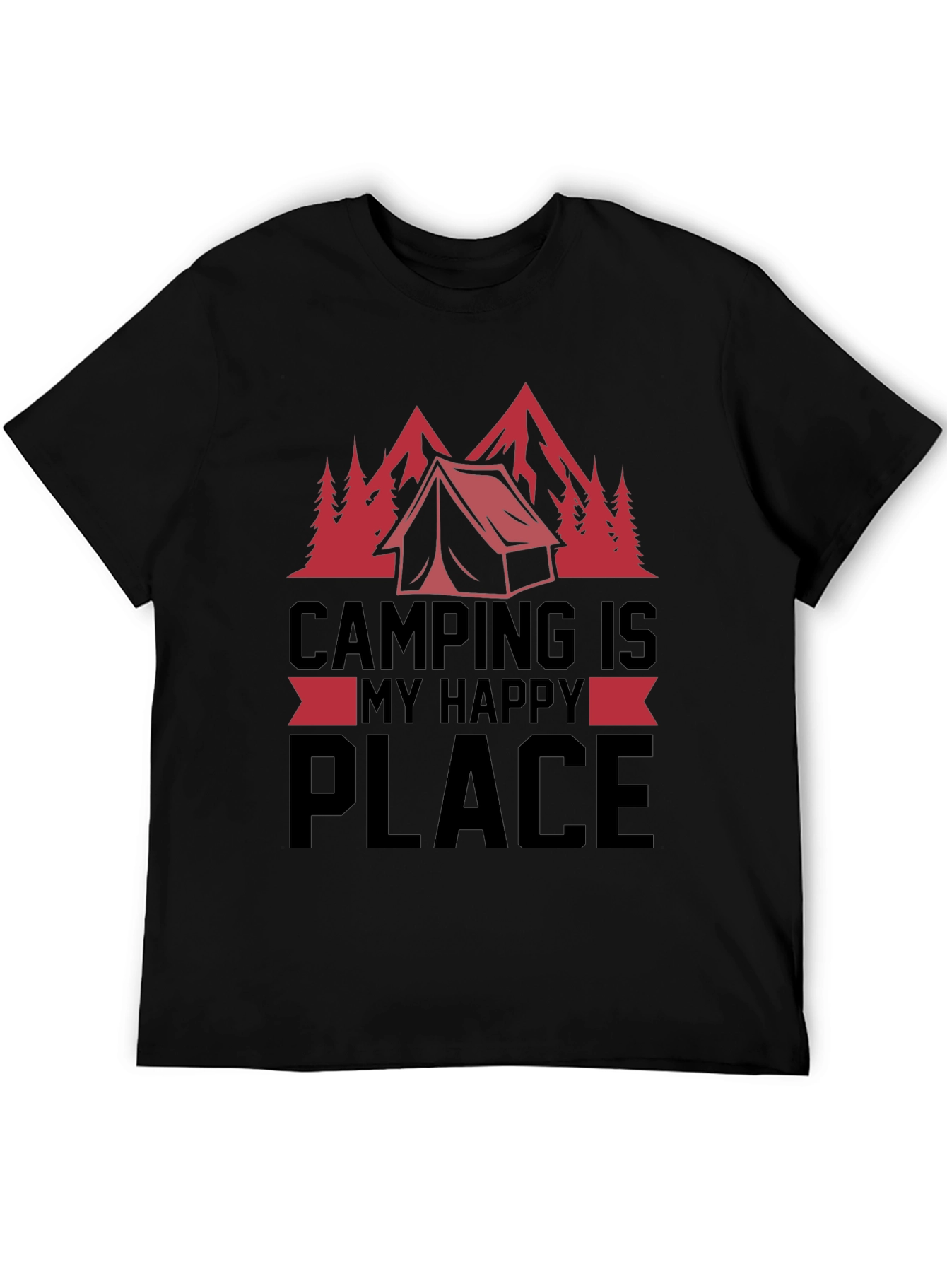 Camping Is My Happy Place T-Shirt