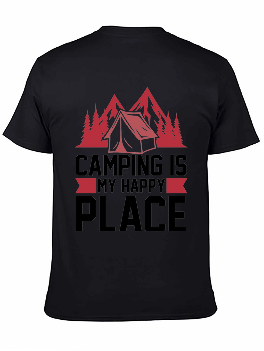 Camping Is My Happy Place T-Shirt