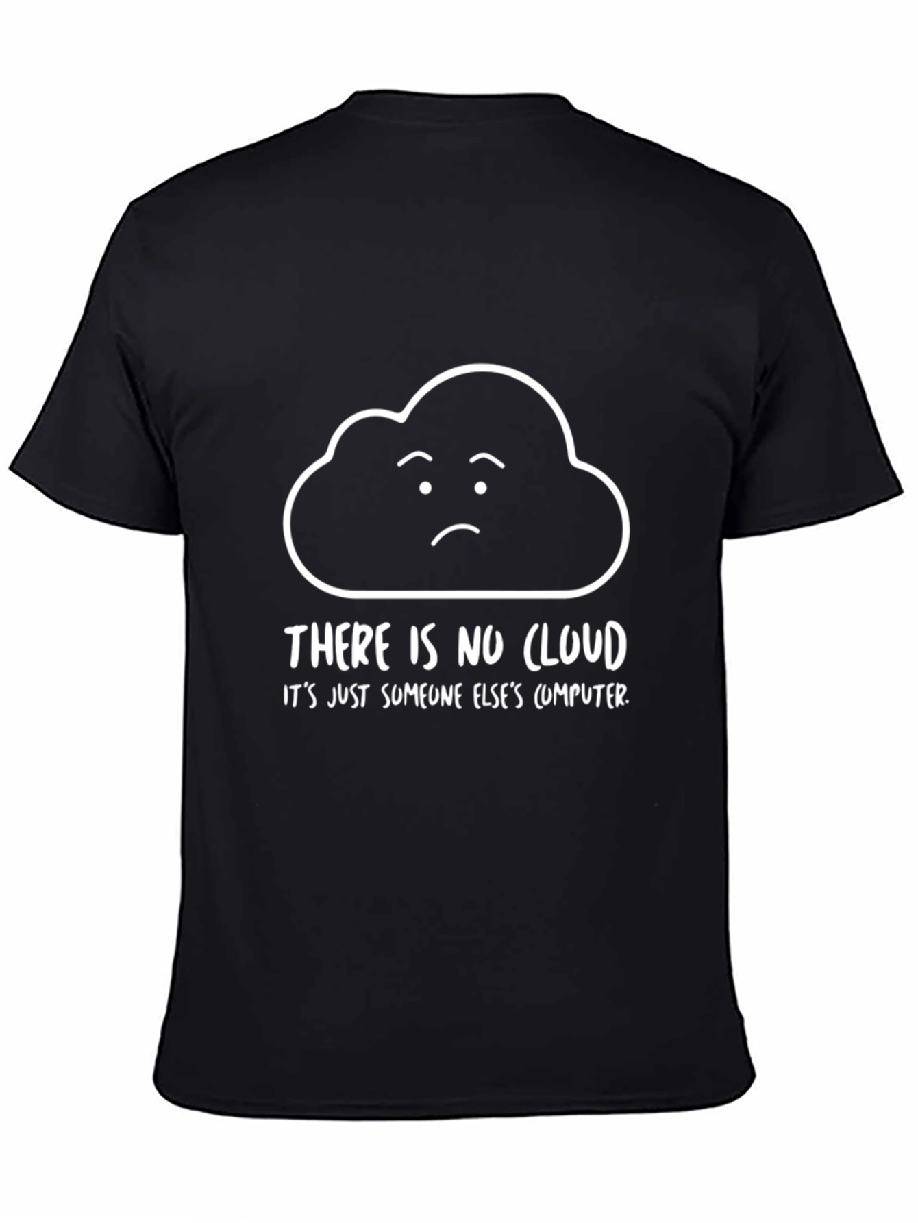 Funny No Cloud Graphic T-Shirt