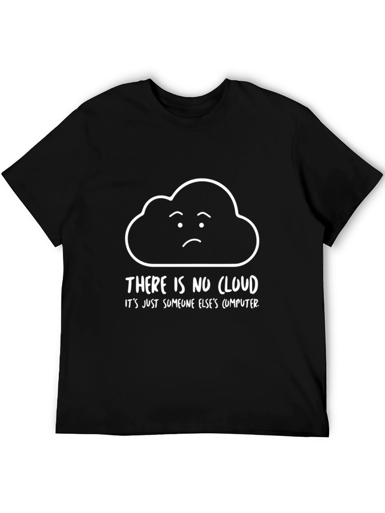 Funny No Cloud Graphic T-Shirt