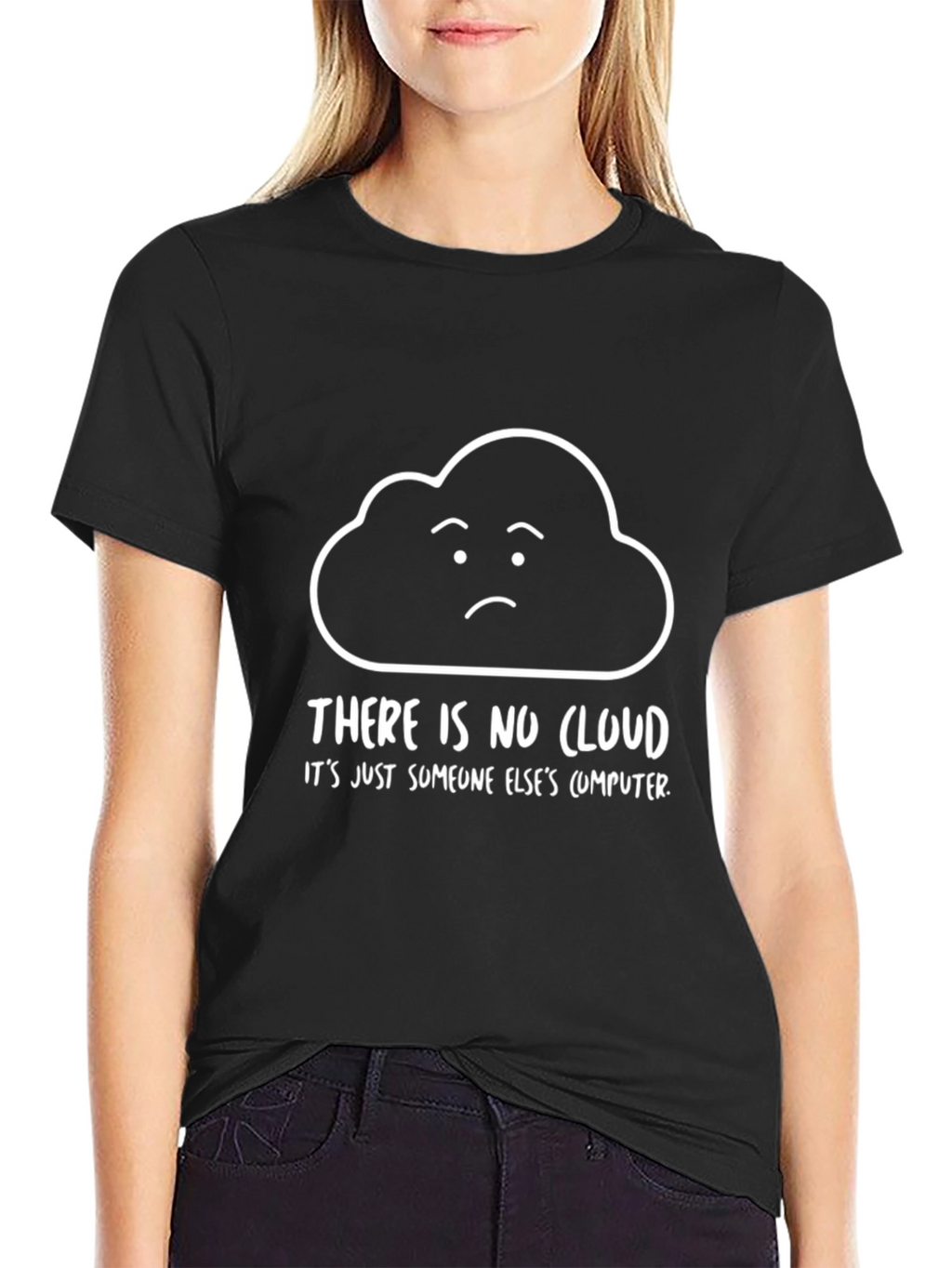 Funny No Cloud Graphic T-Shirt