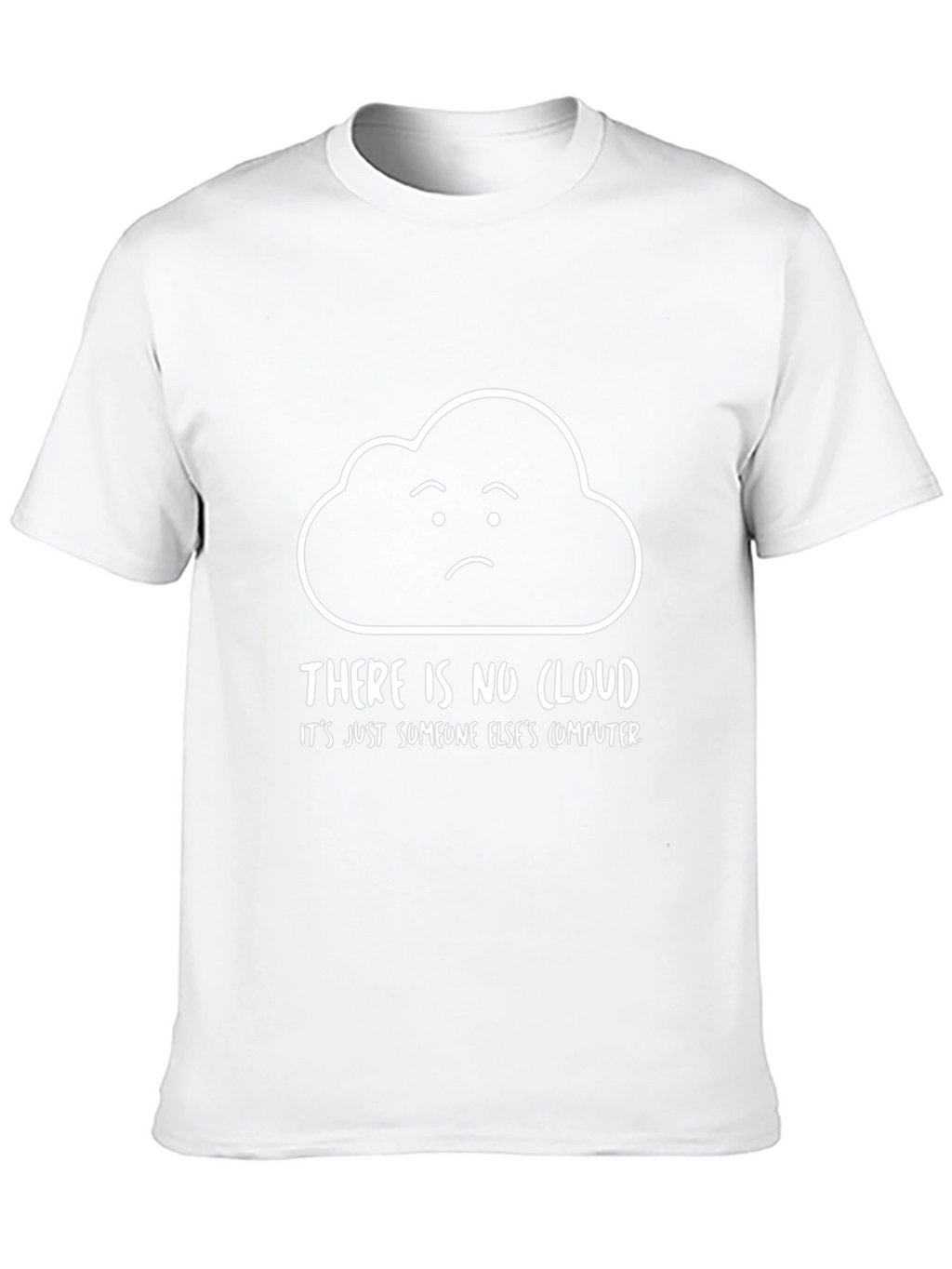 Funny No Cloud Graphic T-Shirt