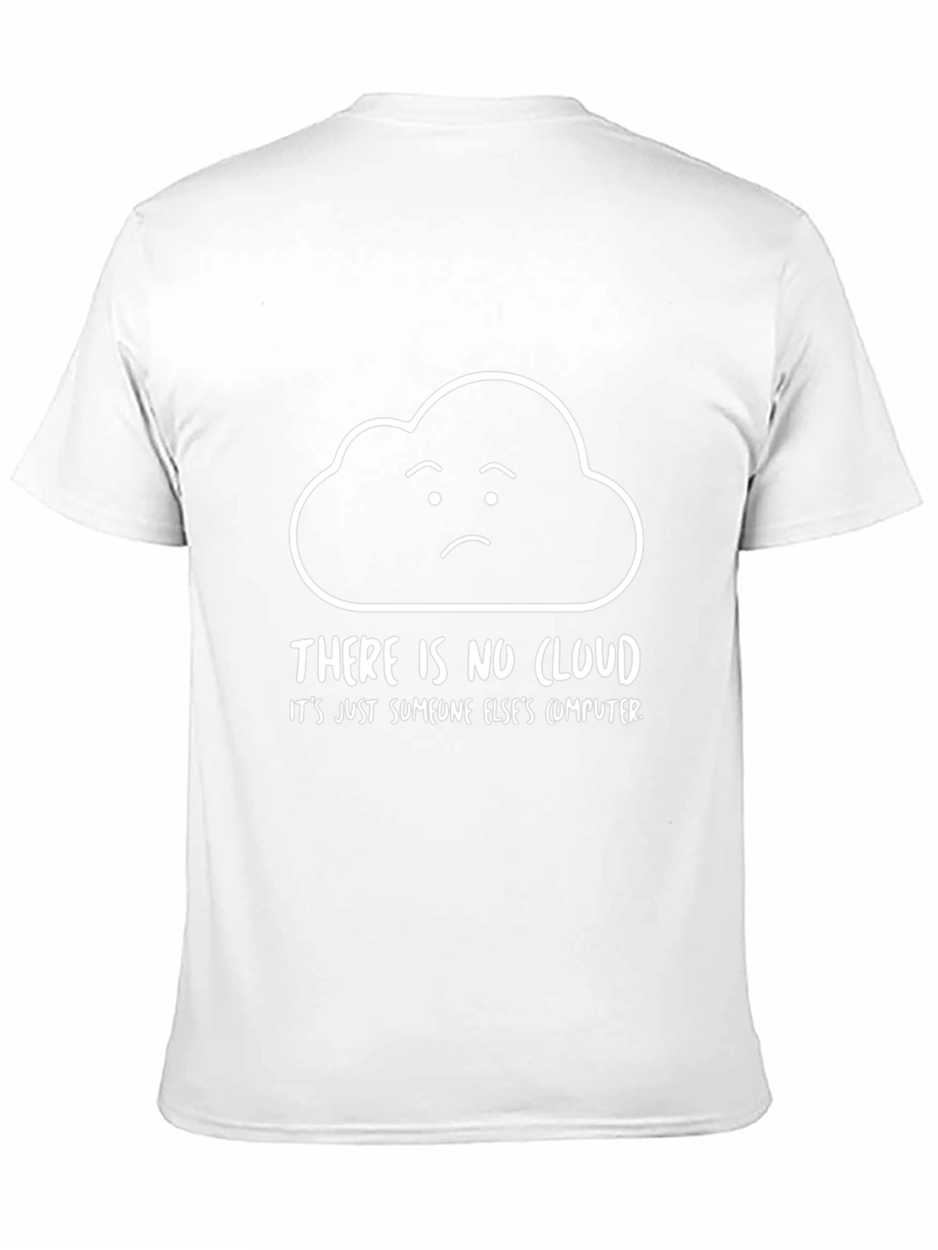 Funny No Cloud Graphic T-Shirt