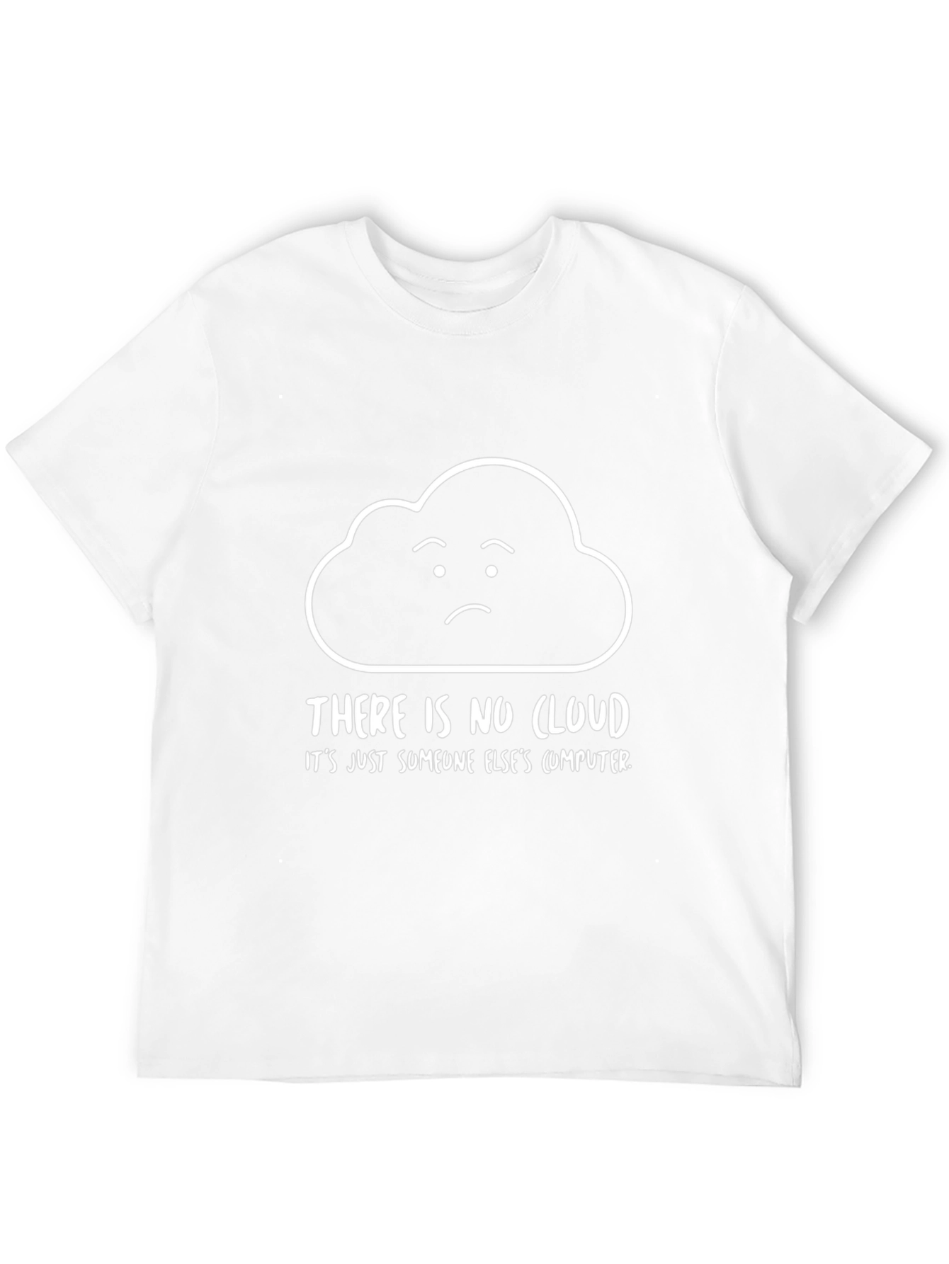 Funny No Cloud Graphic T-Shirt