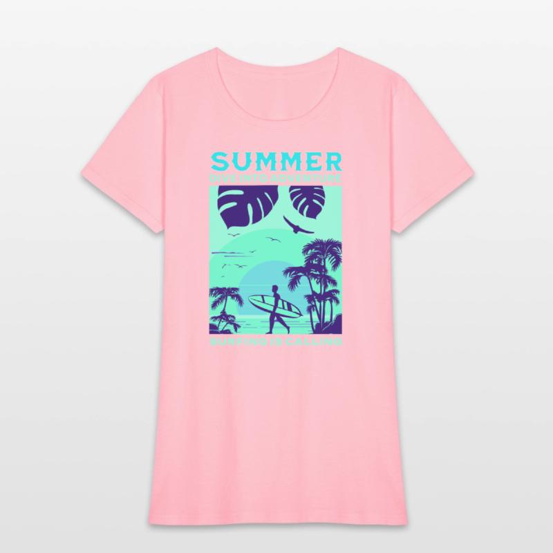 Summer Surfing - Dive into Adventure