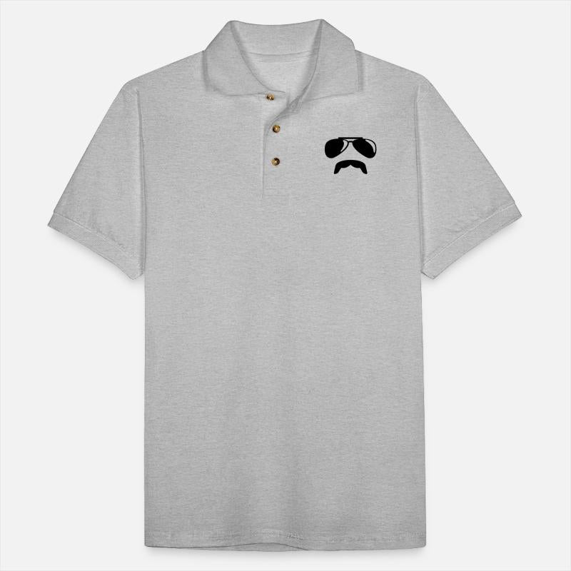 Sunglasses moustache
