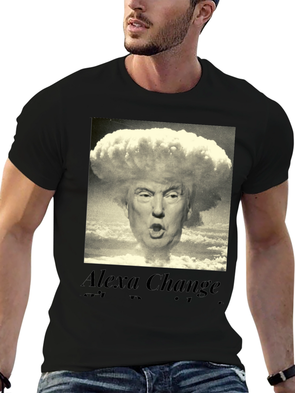 Trump Atomic Bomb T-Shirt - Funny Political Tee