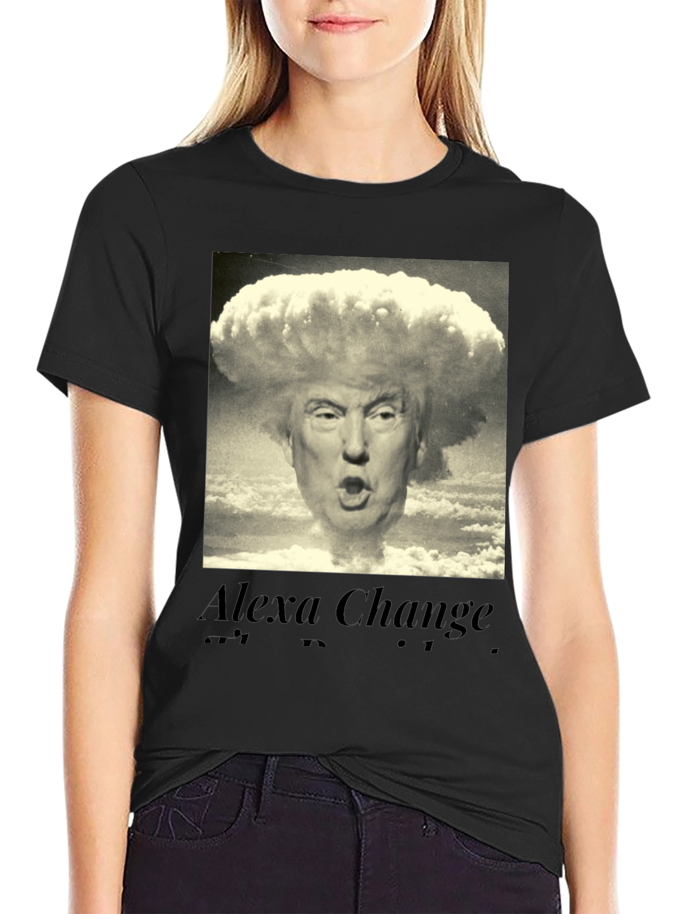 Trump Atomic Bomb T-Shirt - Funny Political Tee