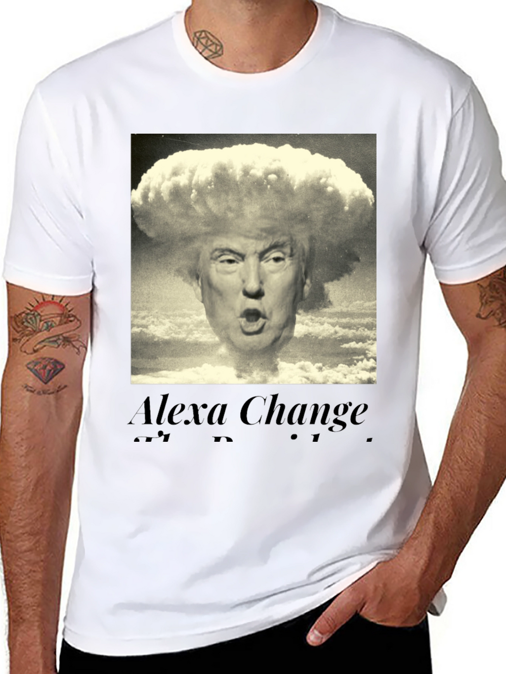 Trump Atomic Bomb T-Shirt - Funny Political Tee