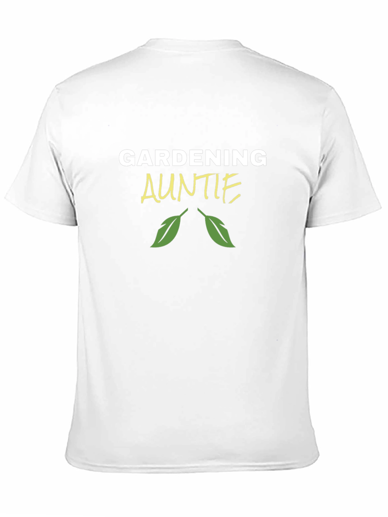 Gardening Auntie Black T-Shirt