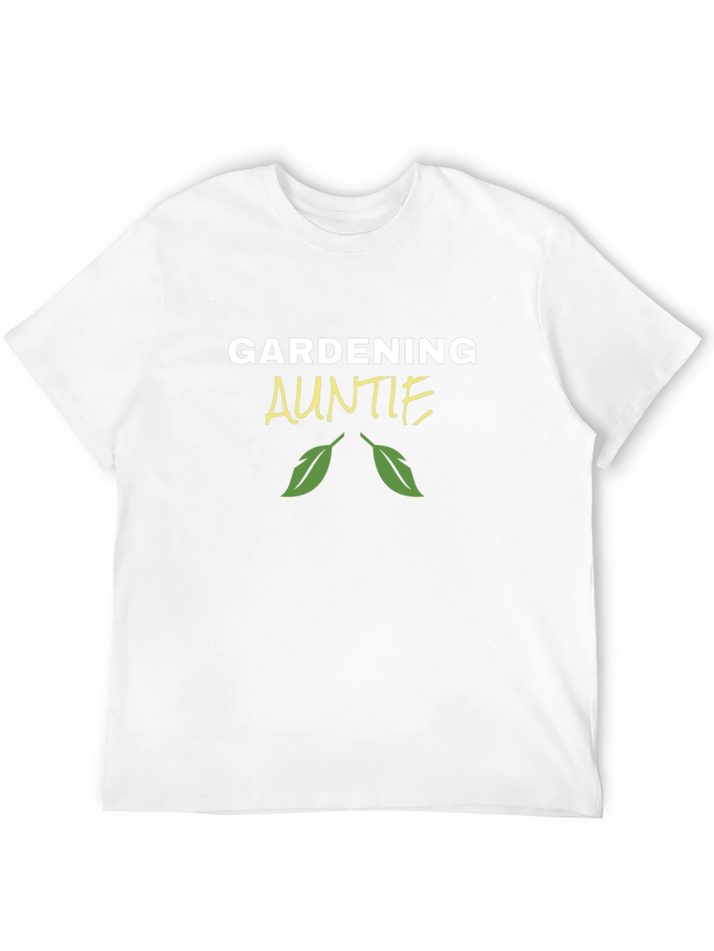 Gardening Auntie Black T-Shirt