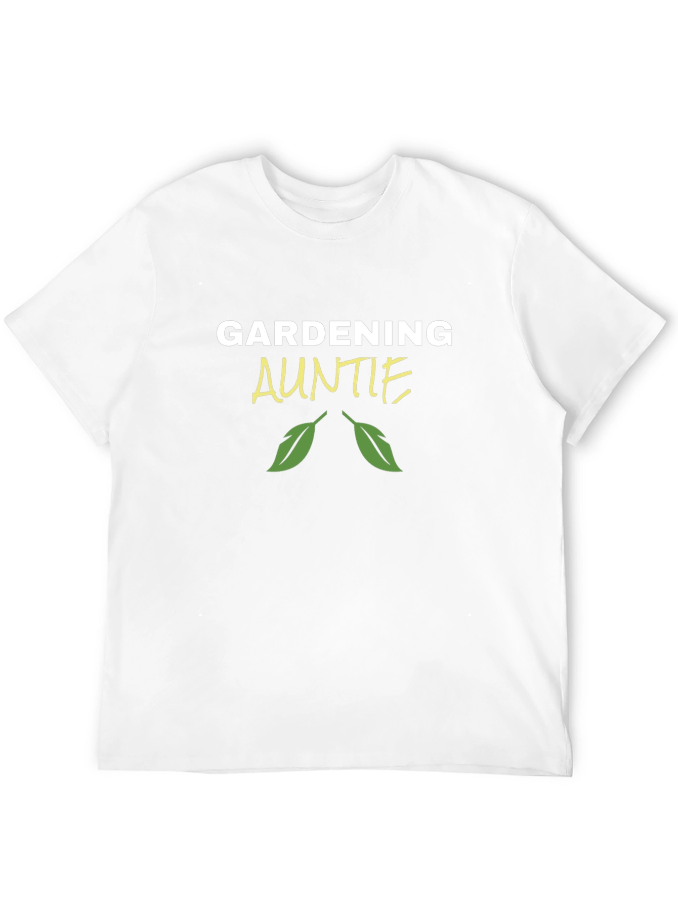 Gardening Auntie Black T-Shirt