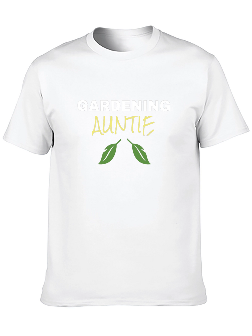 Gardening Auntie Black T-Shirt