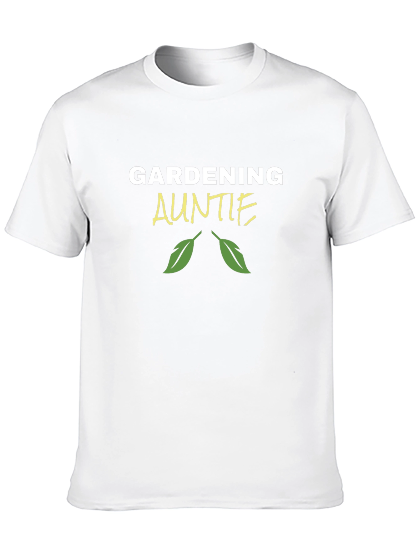 Gardening Auntie Black T-Shirt
