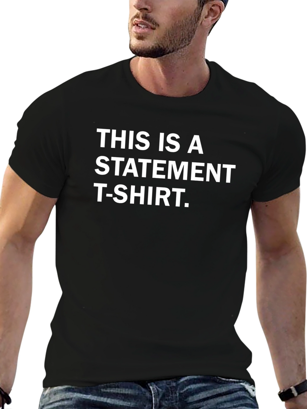 Statement T-Shirt - Bold Text Tee