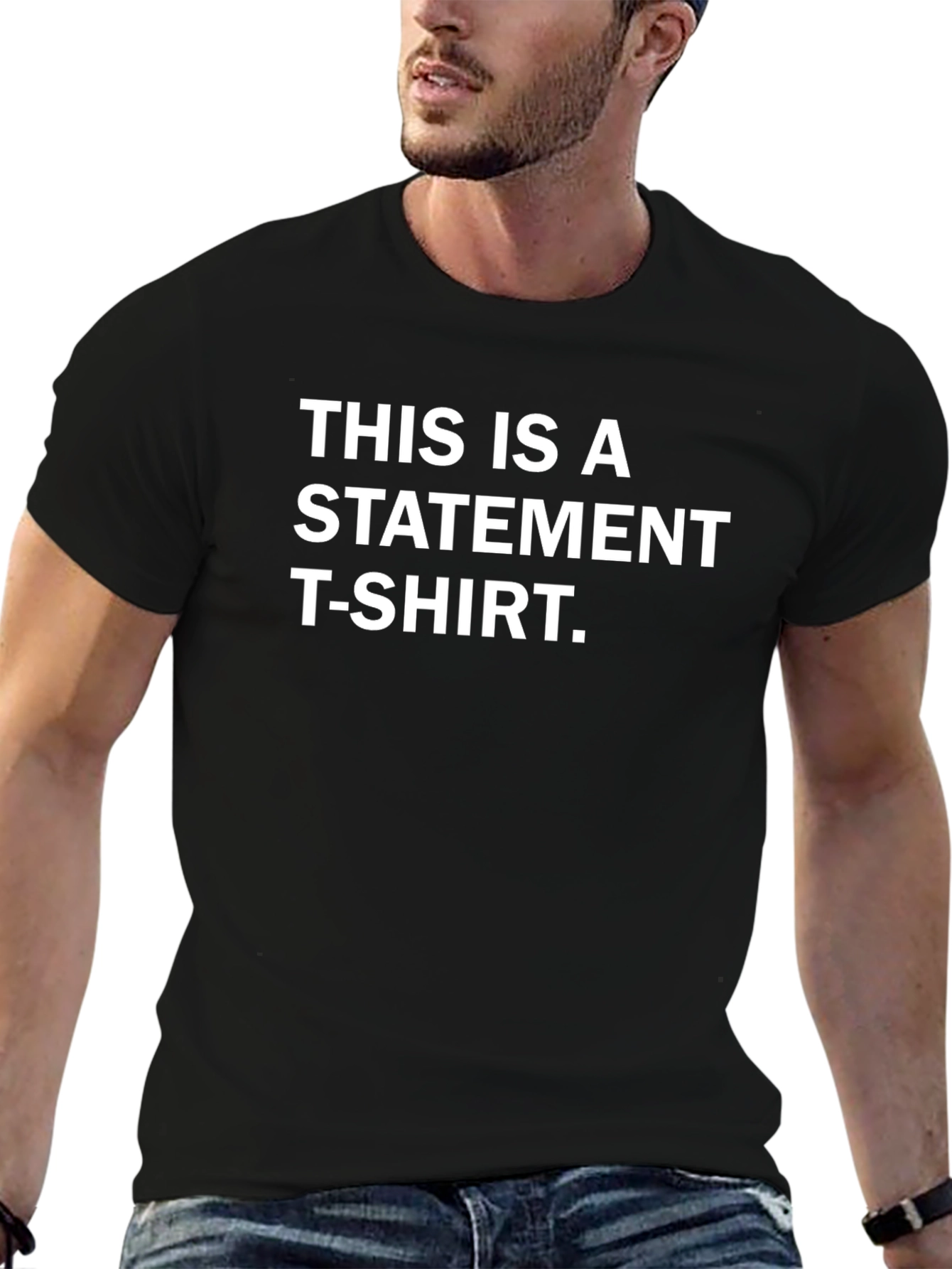 Statement T-Shirt - Bold Text Tee