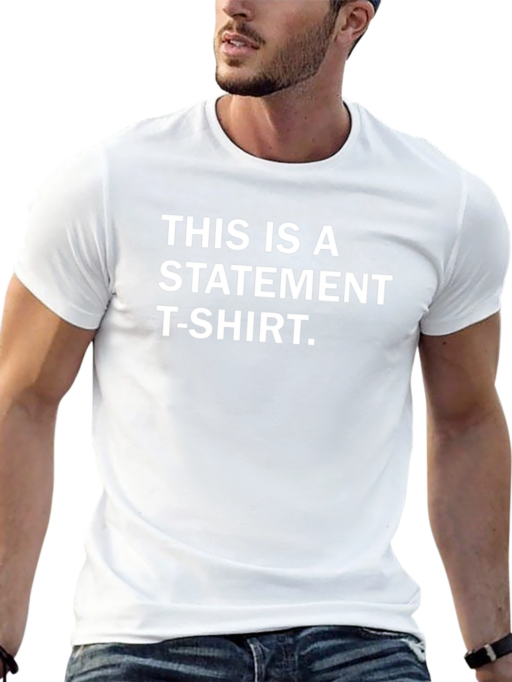 Statement T-Shirt - Bold Text Tee