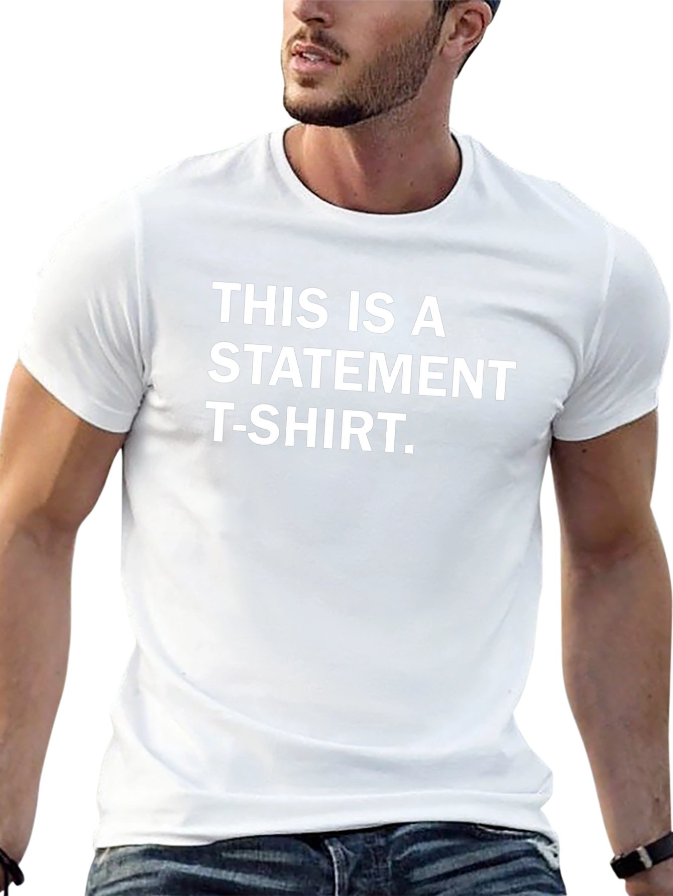 Statement T-Shirt - Bold Text Tee