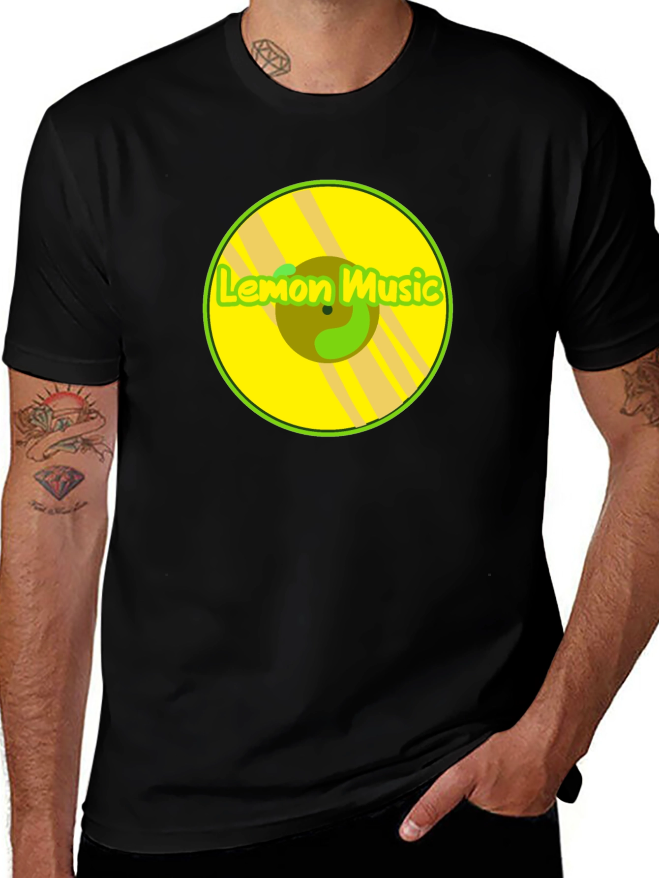 Lemon Music Graphic T-Shirt