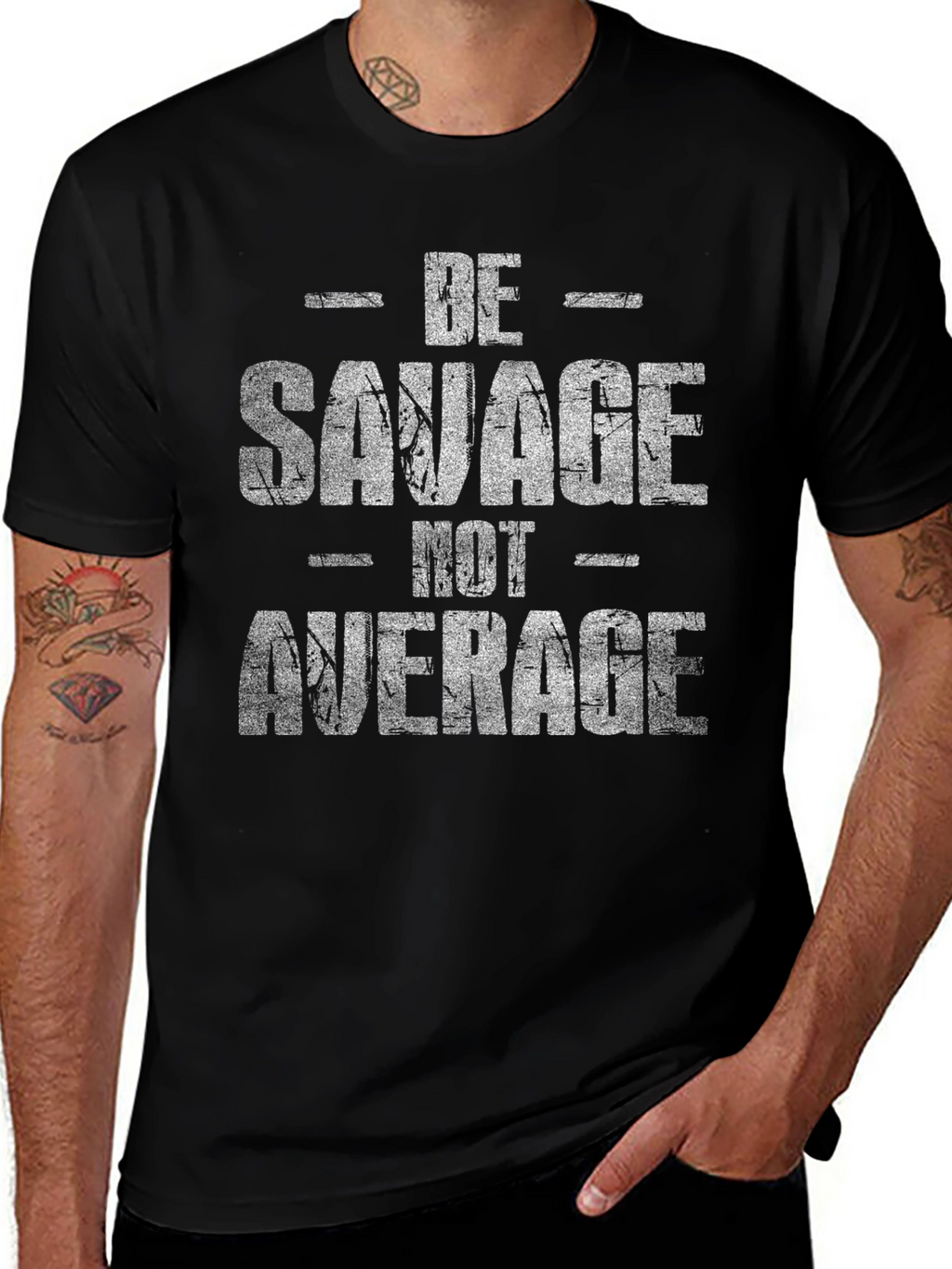 Be Savage Not Average Graphic Tee