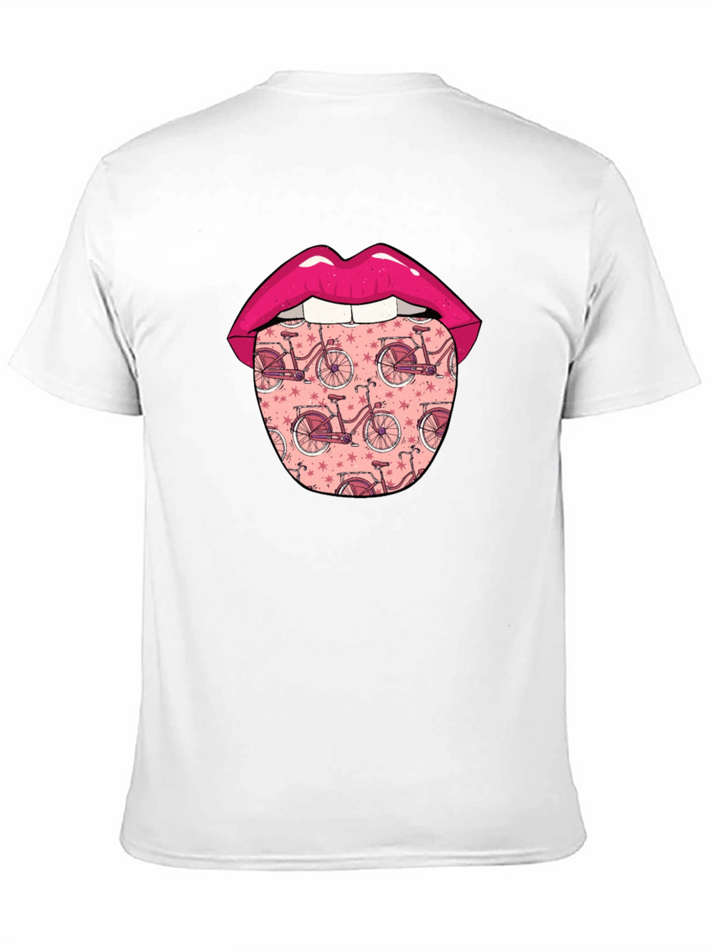 Funky Tongue Bicycle Print Tee