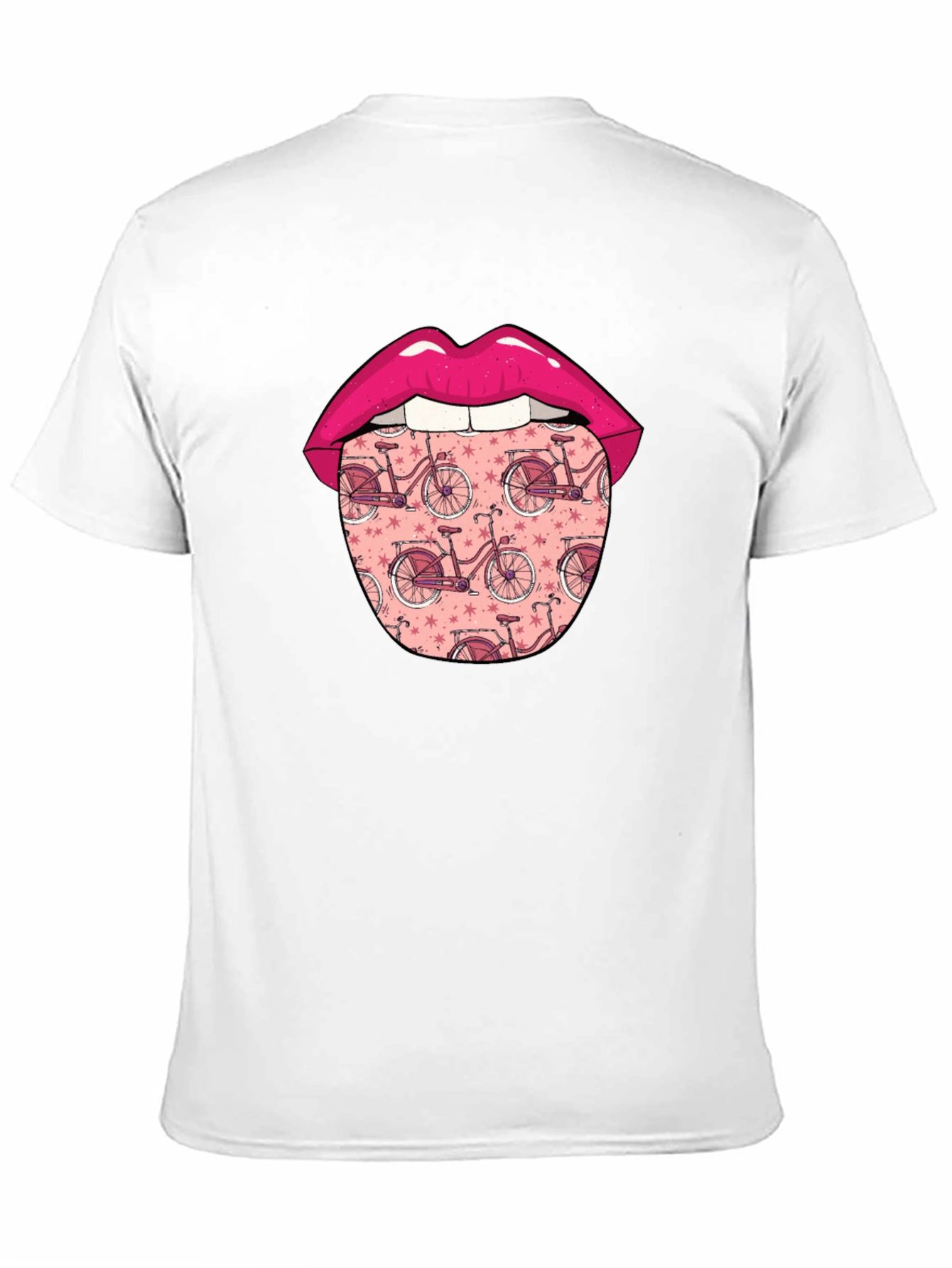 Funky Tongue Bicycle Print Tee