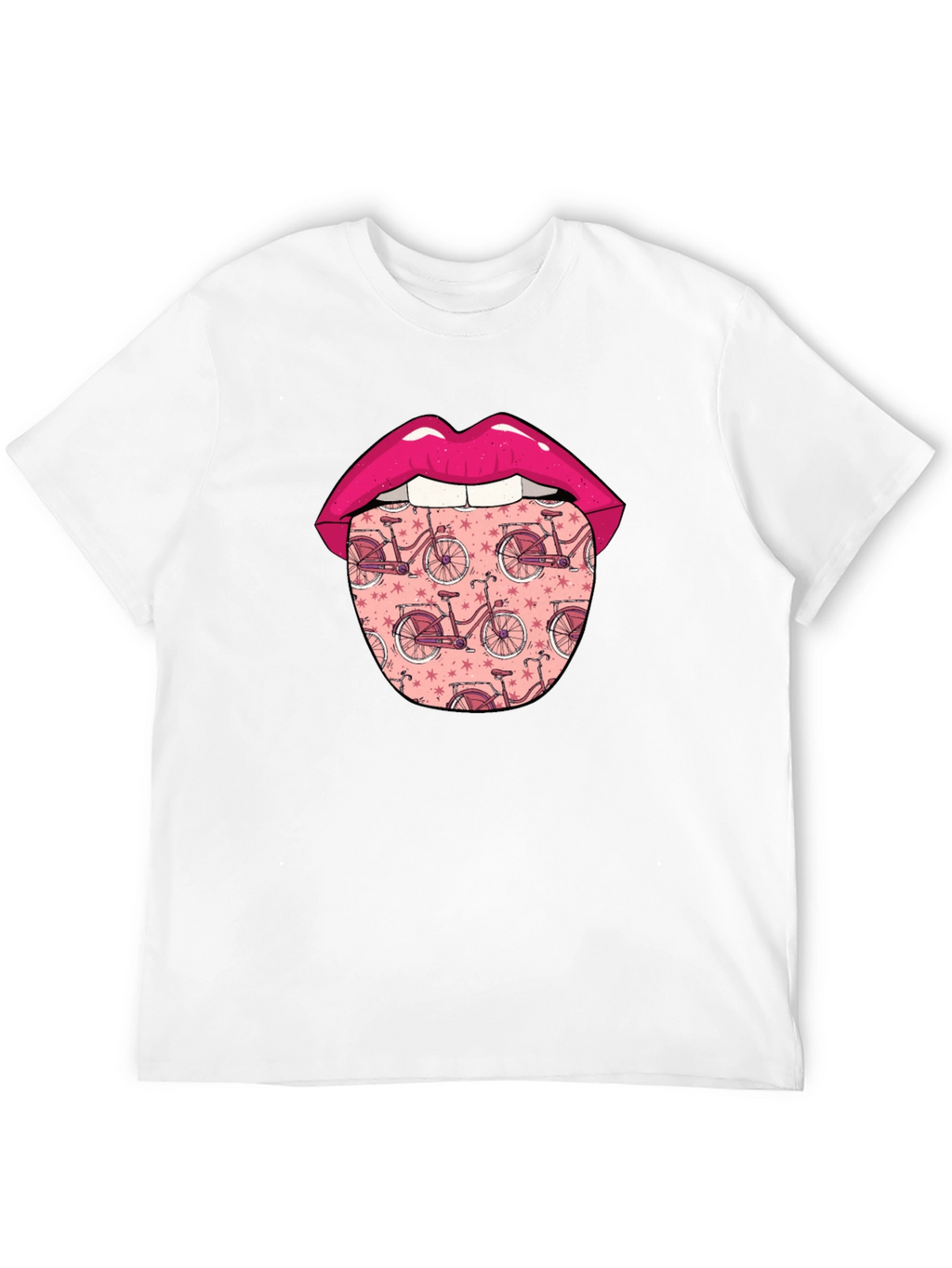 Funky Tongue Bicycle Print Tee