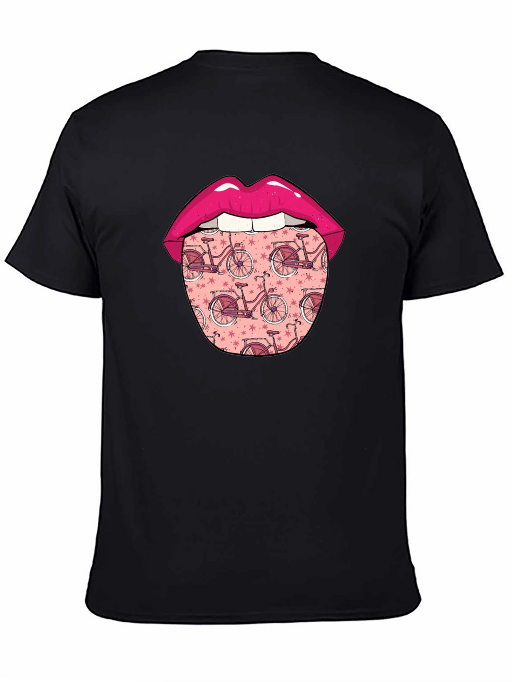 Funky Tongue Bicycle Print Tee