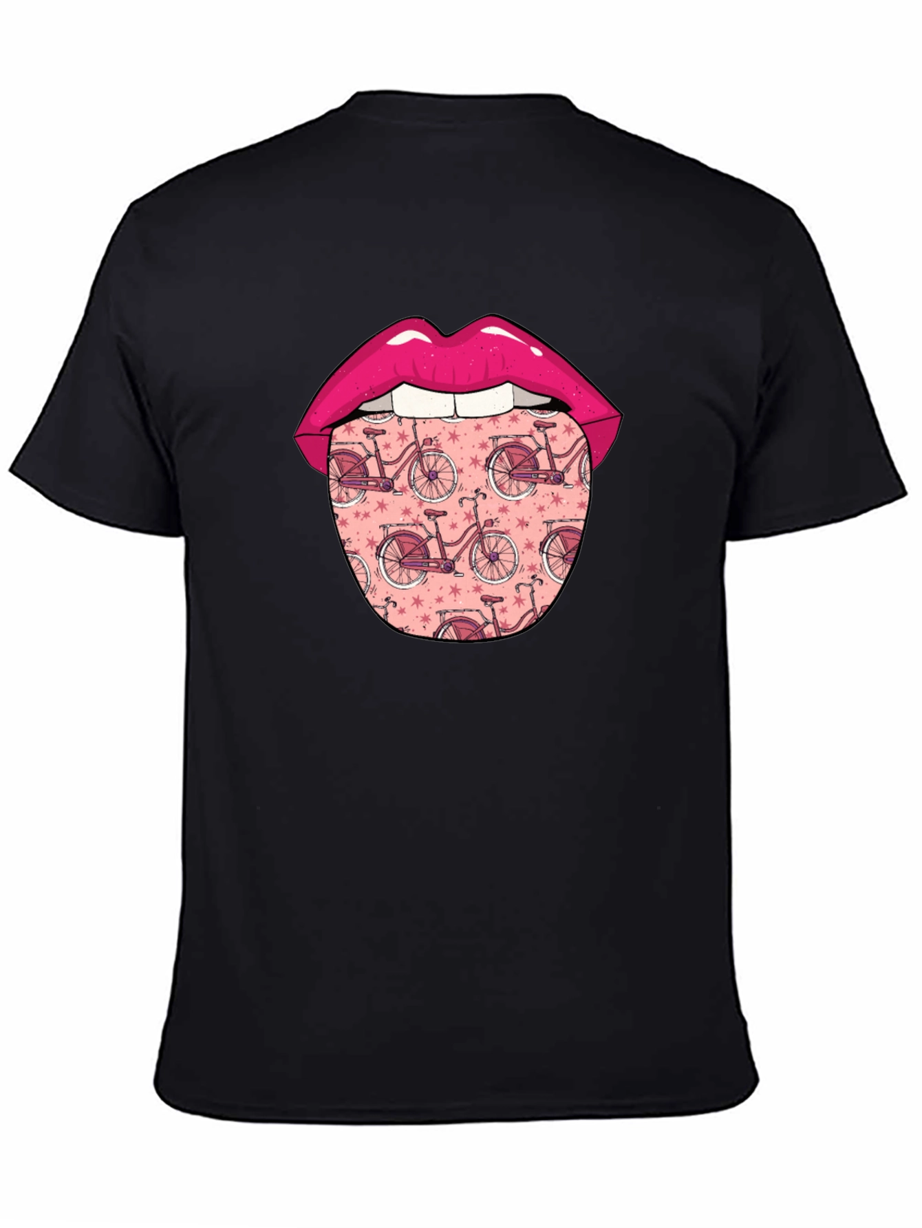 Funky Tongue Bicycle Print Tee