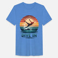 Swimmer Diving Into Water Sunset Streetwear
