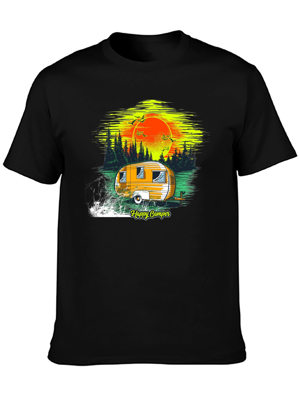 Happy Camper Graphic T-Shirt