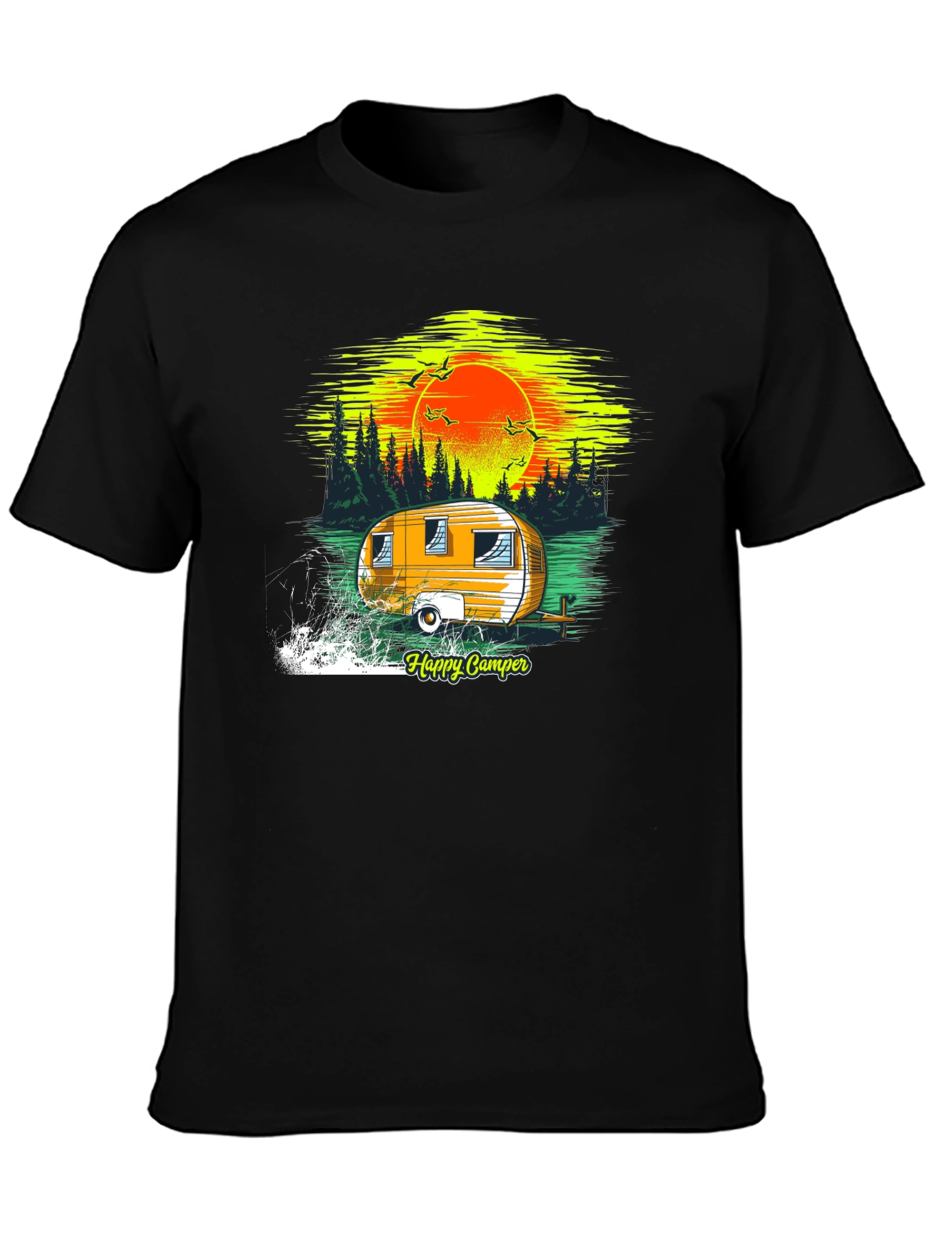 Happy Camper Graphic T-Shirt