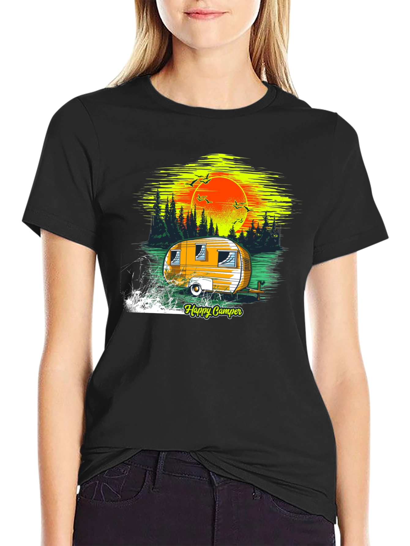 Happy Camper Graphic T-Shirt