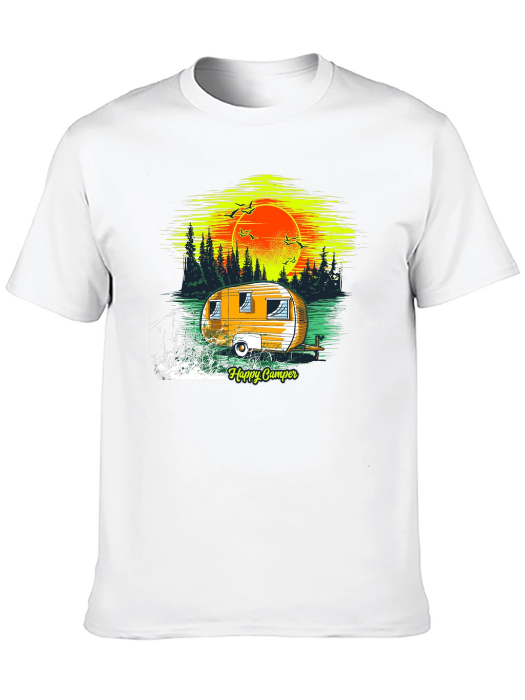 Happy Camper Graphic T-Shirt