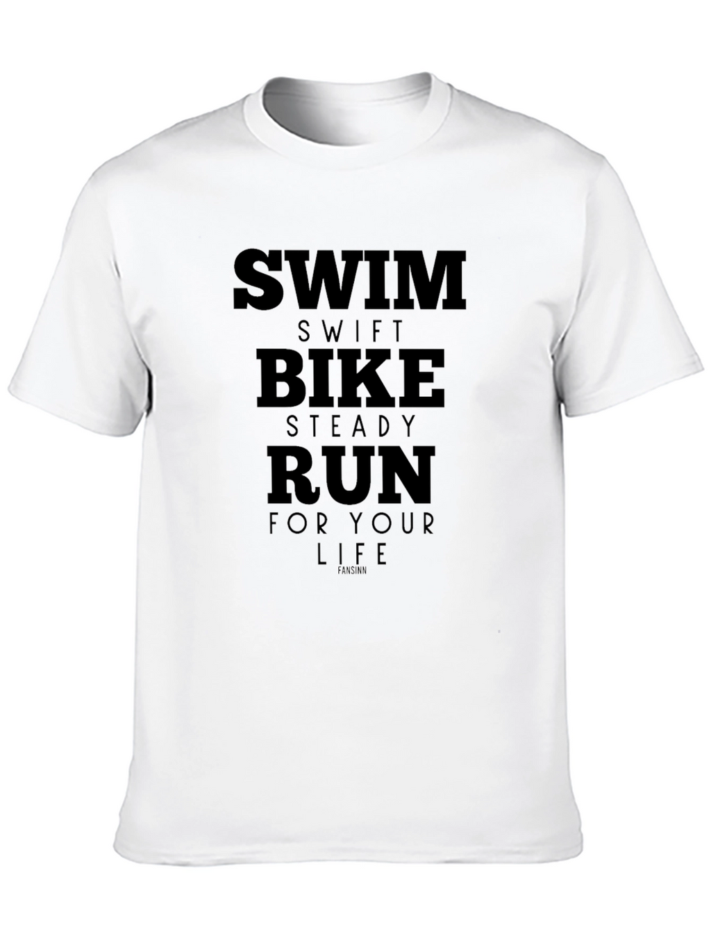 Swim Bike Run T-Shirt - Triathlon Training Tee