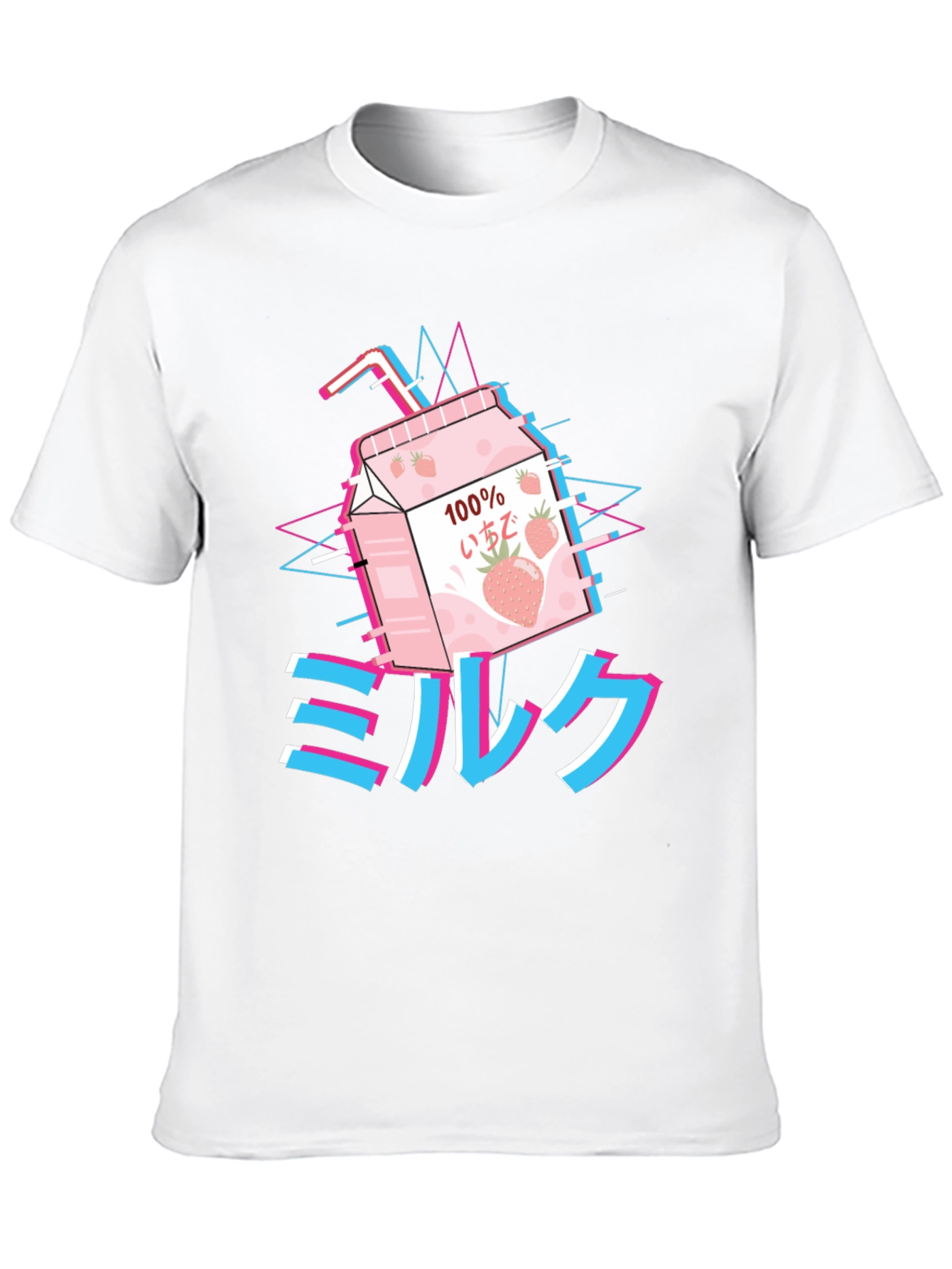 Aesthetic Anime Milk T-Shirt