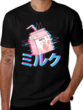 Aesthetic Anime Milk T-Shirt
