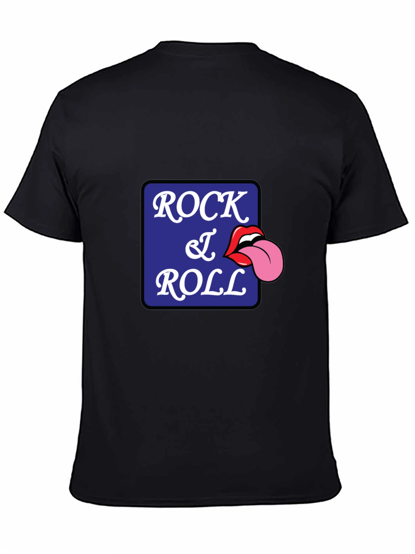 Rock and Roll Tongue Graphic Tee - Cool Retro Style