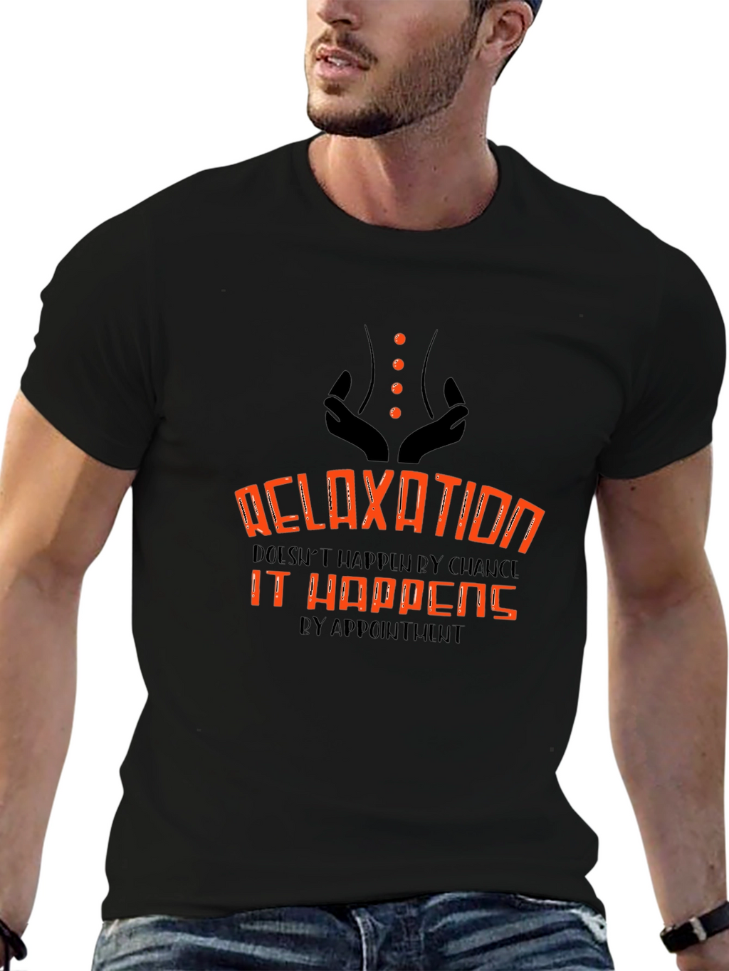 Relaxation by Appointment T-Shirt - Black